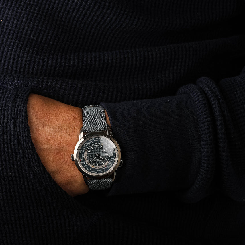 2024 PP Jeans World Time Date Complications in White Gold Ref: 5330/G Full Set Like New