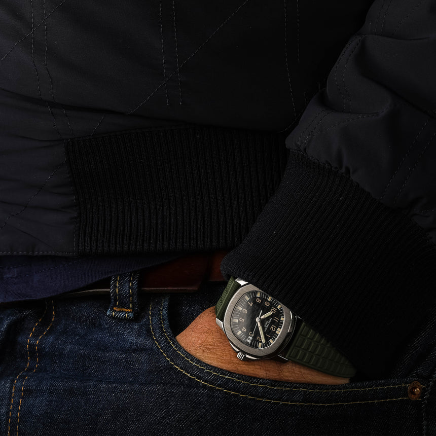 RARE 1997 Patek Philippe Aquanaut ref: 5060A Watch & Full Patek Service