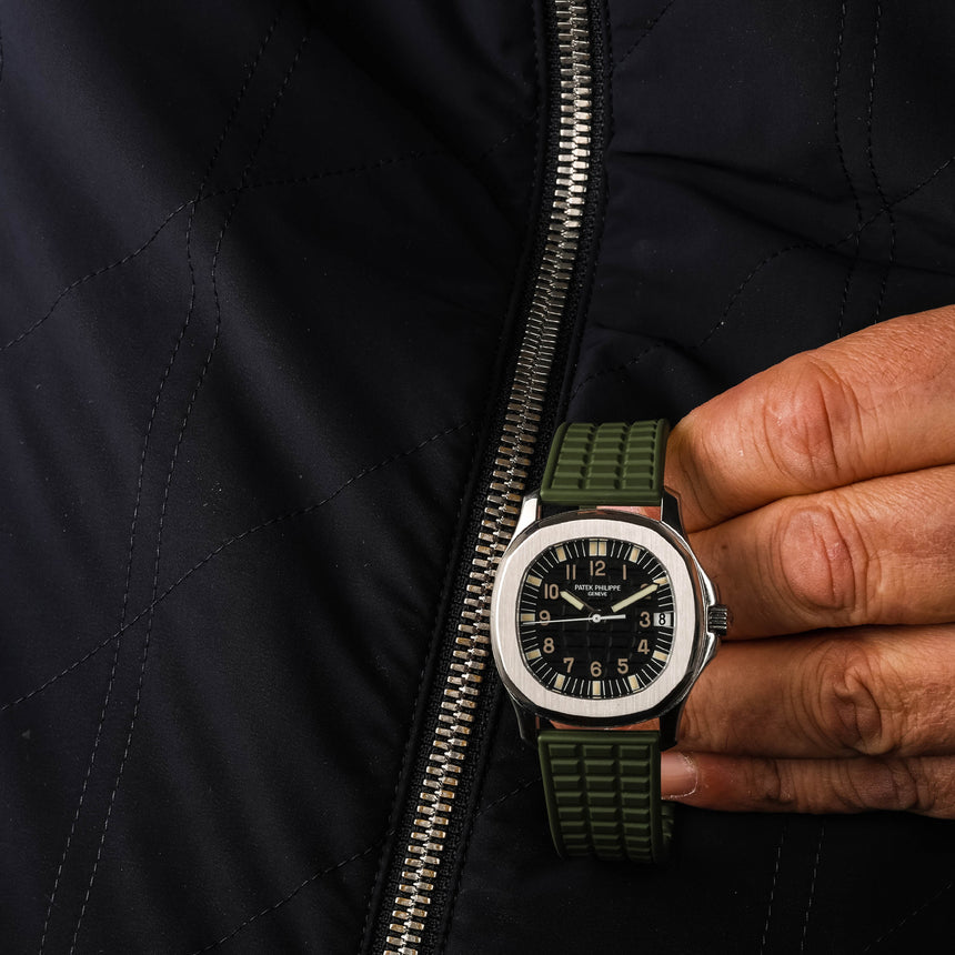 RARE 1997 Patek Philippe Aquanaut ref: 5060A Watch & Full Patek Service