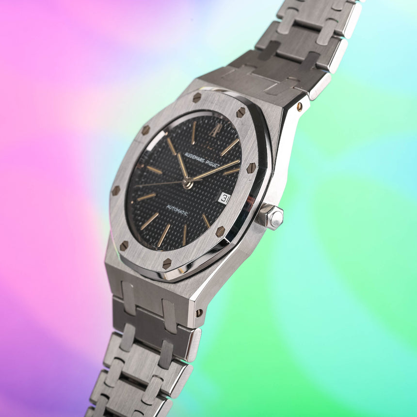 1986 (circa) Audemars Piguet Royal Oak mid-size, quite rare version, reference 14486st: PERFECT and FULLY SERVICED