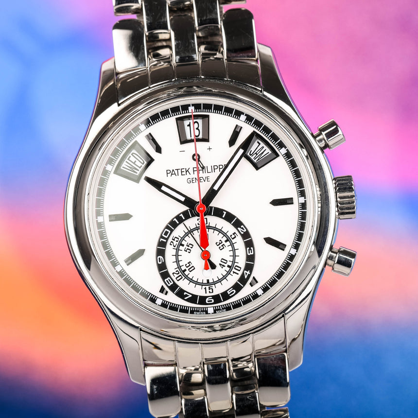 2015 Patek Philippe Annual calendar chronograph ref 5960/1A-001 : FULL SET