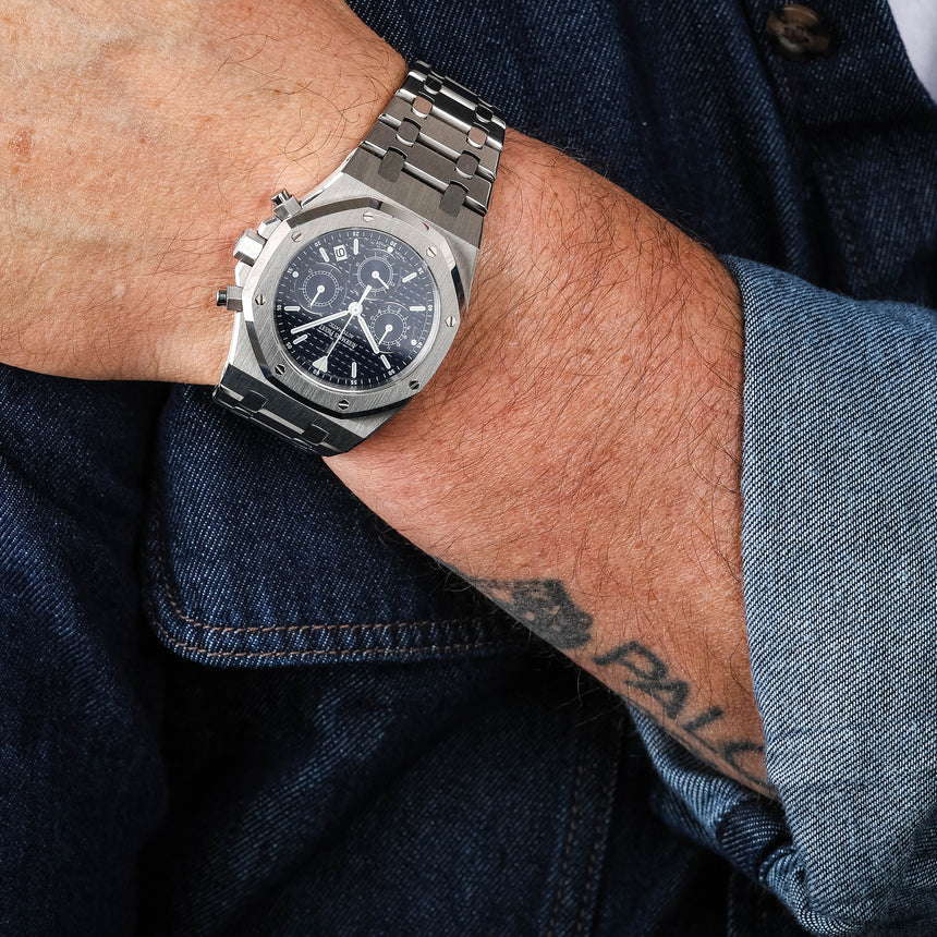 2005 Audemars Piguet RO Kasparov ref 25860st : FULL SET & 2025 AP Service Perfect !