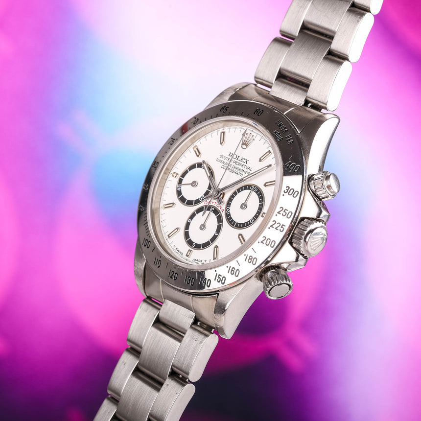 1989 Rolex Daytona Zenith ref 16520: 4 lines MK2 Bezel Ultra Rare WOW ! Beautiful