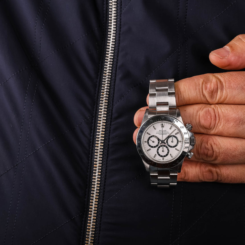 1989 Rolex Daytona Zenith ref 16520: 4 lines MK2 Bezel Ultra Rare WOW ! Beautiful