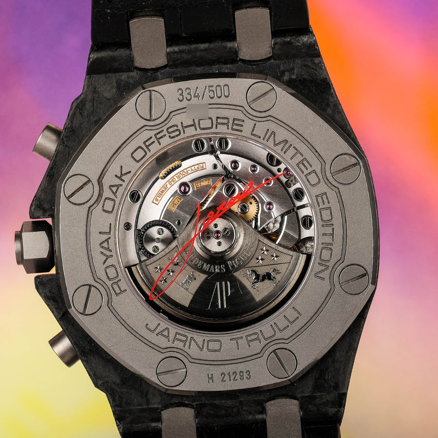 2011 Audemars Piguet RO Offshore Jarno Trulli Ref: 26202AU Watch Box Extract Limited Edition 500