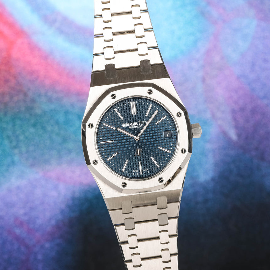 2021 Audemars Piguet RO Jumbo ref: 15202st : Full set & Like New