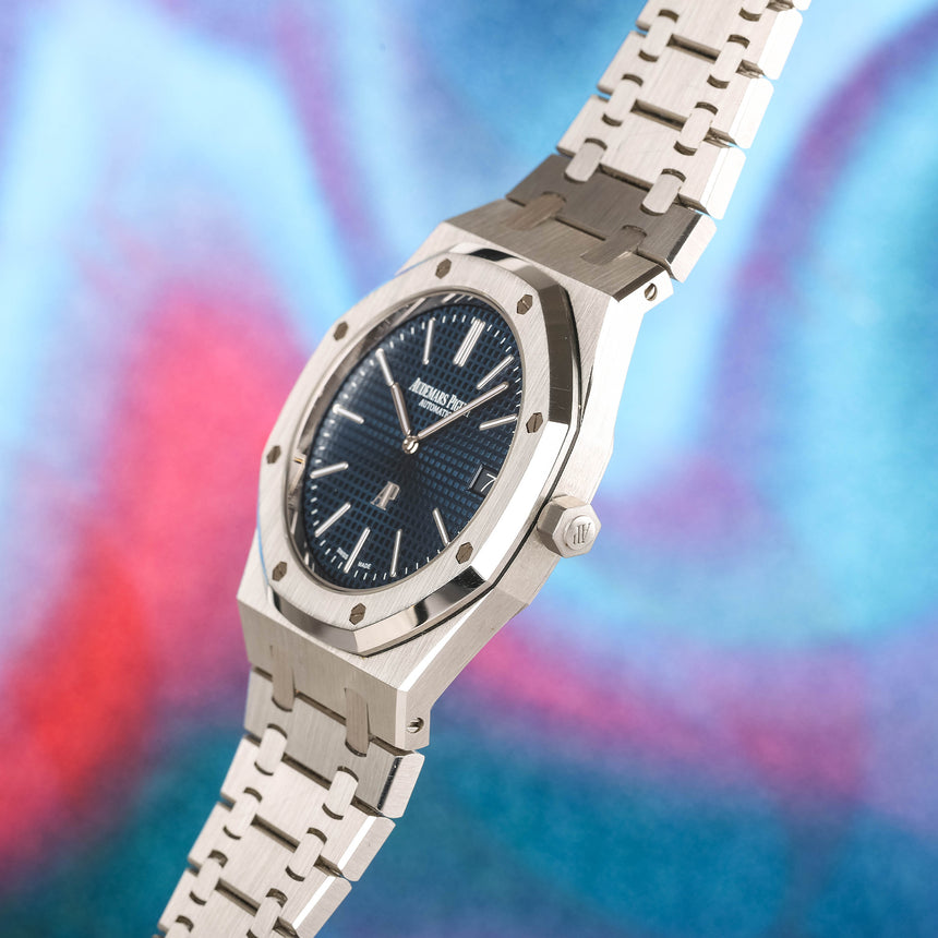2021 Audemars Piguet RO Jumbo ref: 15202st : Full set & Like New