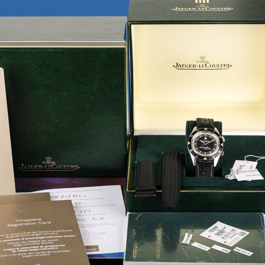 2011 Jaeger-LeCoultre Memovox Tribute to Deep Sea Alarm DSA US Version Ref:Q2028440 Full set Only 359 Ex !