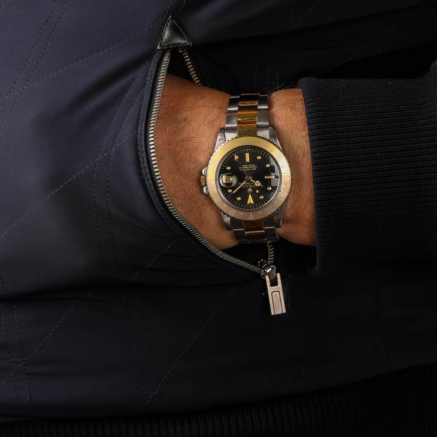 1977 Rolex GMT Master steel and gold NIPPLE DIAL on Oyster! ref: 1675/3 Dirty Harry !