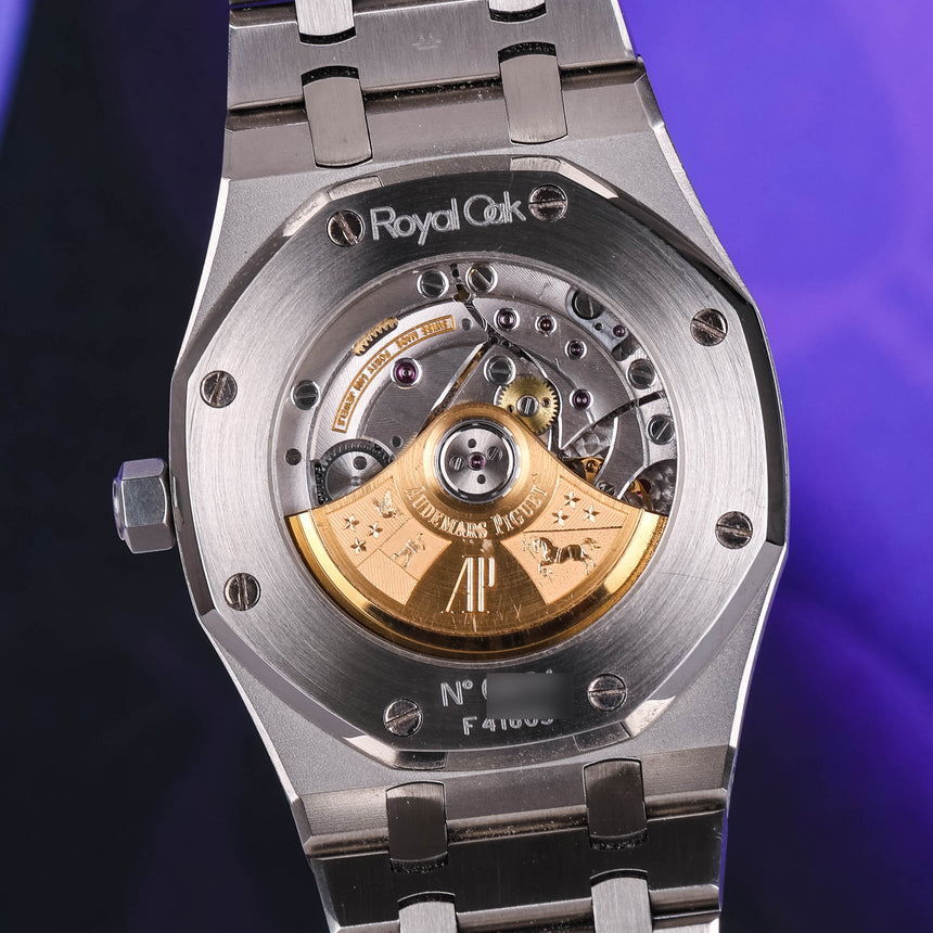 2006 Audemars Piguet Royal oak, White dial ref: 15300 Box & Papers Superb !