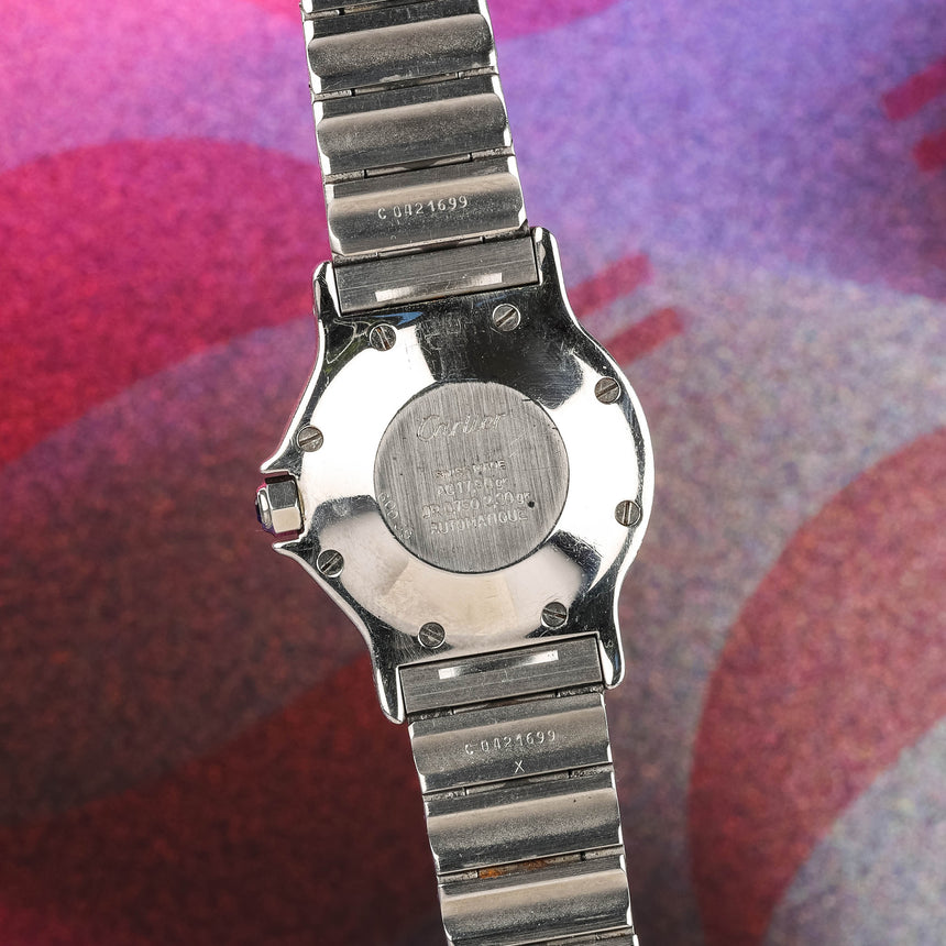 1990 (circa) Cartier Octogonal Santos reference 2966: Gorgeous full set, from the very first owner