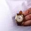 1940 Circa Rolex Bubbleback Ovettone in GOLD Ref: 5030 Crazy dial & original Bracelet