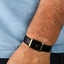 1980 (Circa) Piaget in Yellow Gold with Factory Onyx dial ref : 9067 Gorgeous !