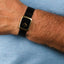 1980 (Circa) Piaget in Yellow Gold with Factory Onyx dial ref : 9067 Gorgeous !