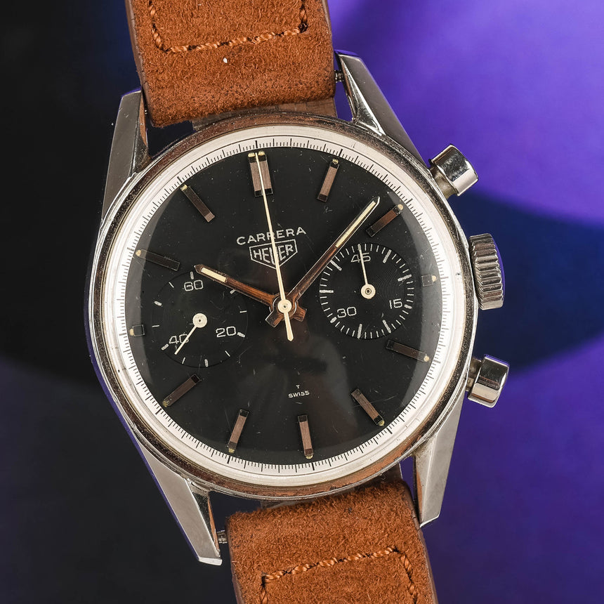 1965 (Circa) Heuer Carrera 45 36mm Ref: 3647N Beautiful