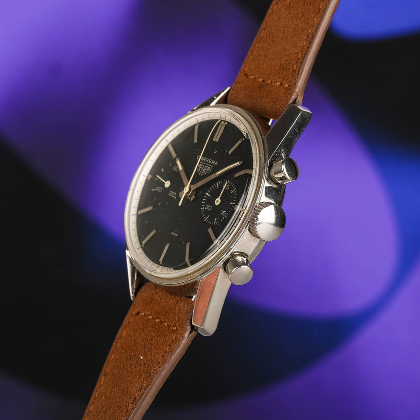 1965 (Circa) Heuer Carrera 45 36mm Ref: 3647N Beautiful