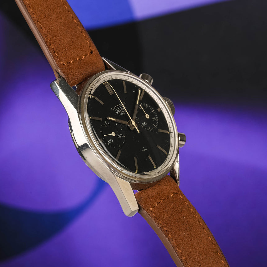 1965 (Circa) Heuer Carrera 45 36mm Ref: 3647N Beautiful