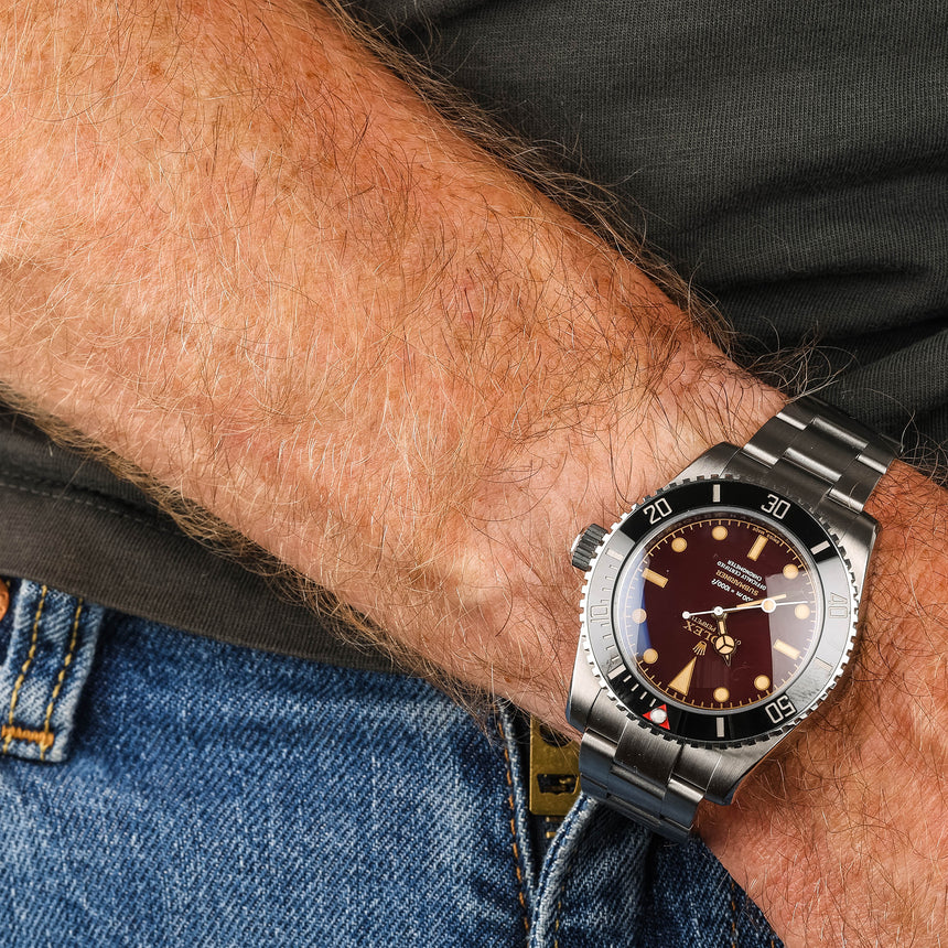 2019 Artisans de Geneve limited Submariner, tribute to 6536, brown dial: minty & full set