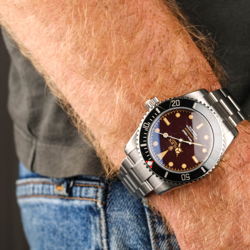 2019 Artisans de Geneve limited Submariner, tribute to 6536, brown dial: minty & full set