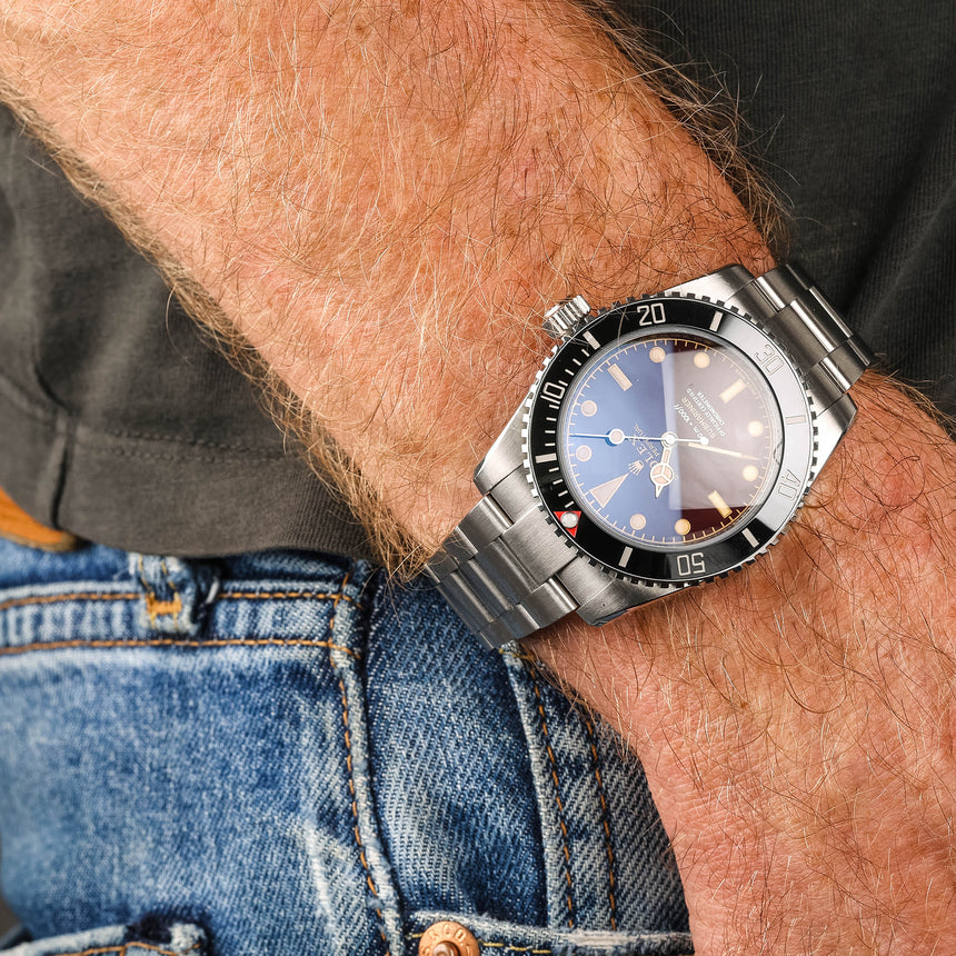 2019 Artisans de Geneve limited Submariner, tribute to 6536, brown dial: minty & full set