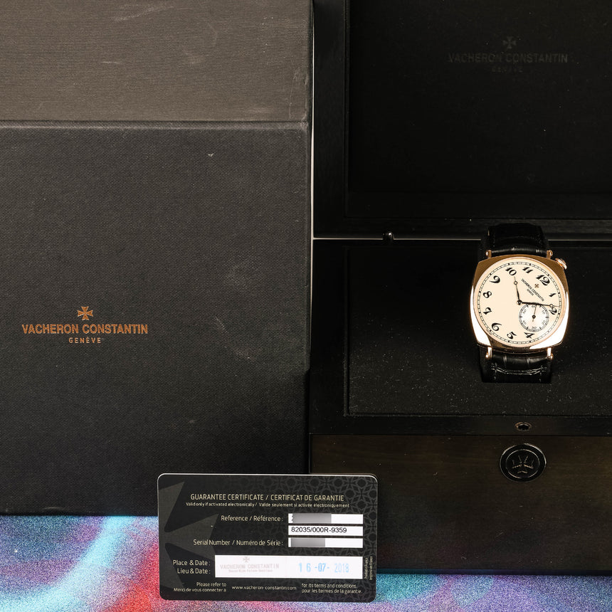2018 Vacheron Constantin "Les Historiques" American 21 In Rose Gold Ref: 82035/000R Full set & Mint