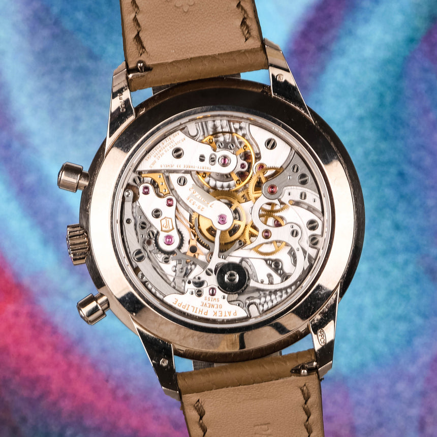 2022 Patek Philippe Complications Chronograph in White Gold Salmon Dial Ref: 5172G-010 Full set & Full Patek Service