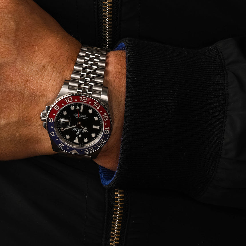 2022 Rolex GMT Master Pepsi ref: 126710BLRO Full Set Like New