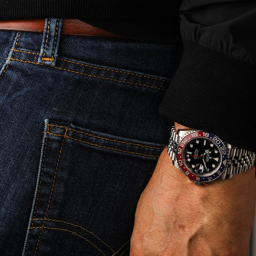 2022 Rolex GMT Master Pepsi ref: 126710BLRO Full Set Like New