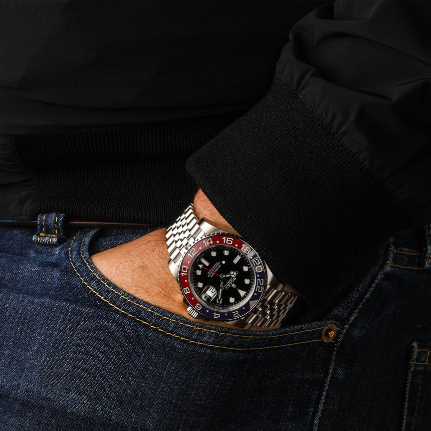 2022 Rolex GMT Master Pepsi ref: 126710BLRO Full Set Like New