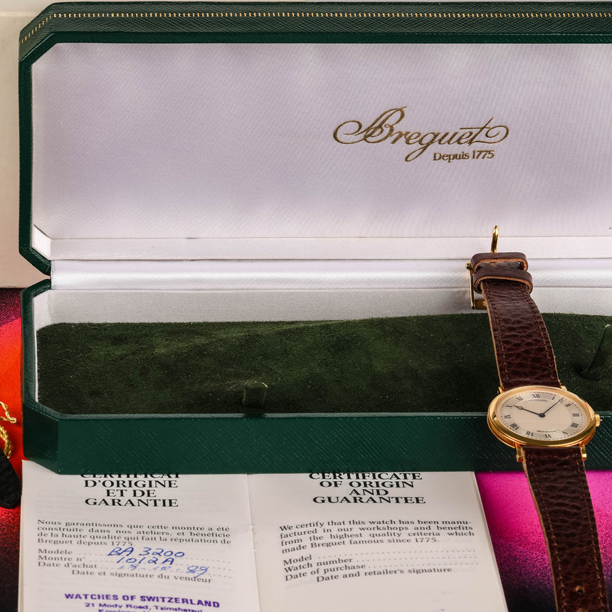 1989 Breguet Classique Ultra-Thin Automatic Ref: 3200BA Full Collector Set