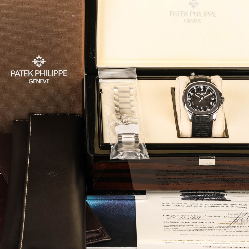 2008 Patek Philippe Aquanaut reference 5167: FULL SET & 2025 Patek Service, Perfect with Poinçon de Genève