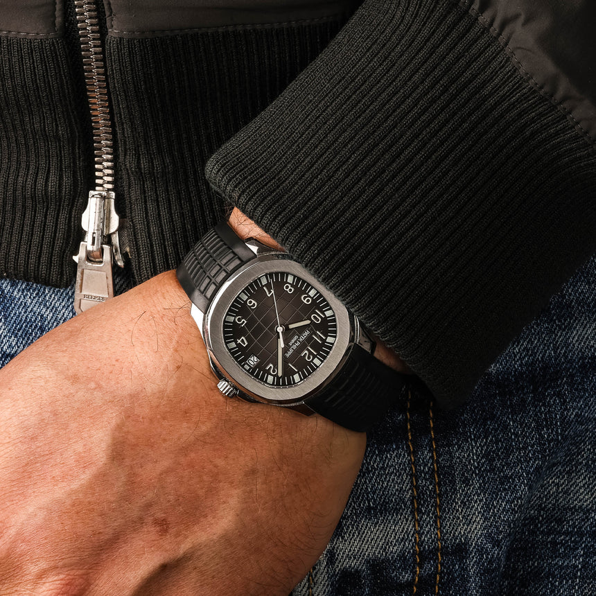 2008 Patek Philippe Aquanaut reference 5167: FULL SET & 2025 Patek Service, Perfect with Poinçon de Genève