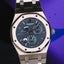 2009 Audemars Piguet Royal Oak Dual Time Blue dial ref: 26120st Boxes & Extract & AP Service !