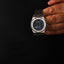 2009 Audemars Piguet Royal Oak Dual Time Blue dial ref: 26120st Boxes & Extract & AP Service !
