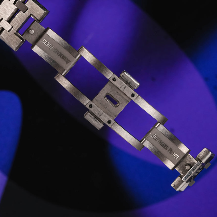2009 Audemars Piguet Royal Oak Dual Time Blue dial ref: 26120st Boxes & Extract & AP Service !