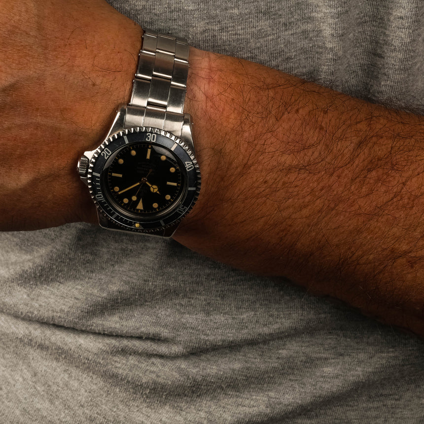 1962 Tudor Submariner PCG ref 7928: Beautiful gilt & Exclamation point dial