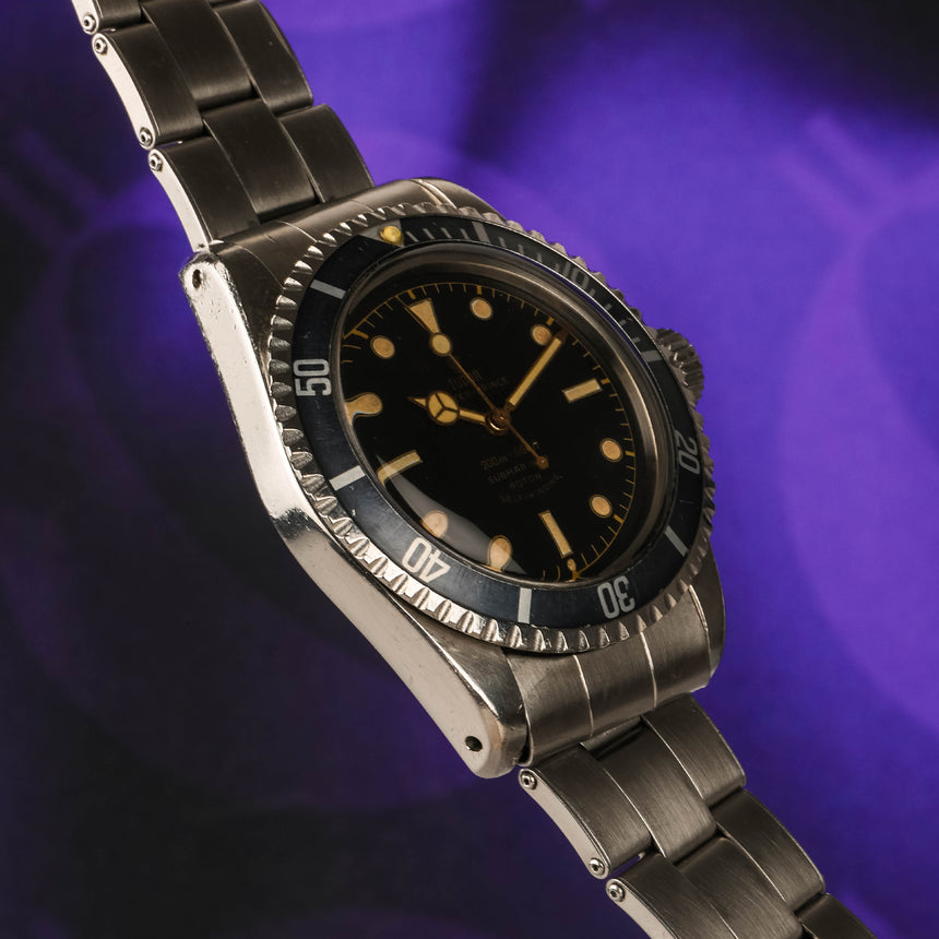 1962 Tudor Submariner PCG ref 7928: Beautiful gilt & Exclamation point dial