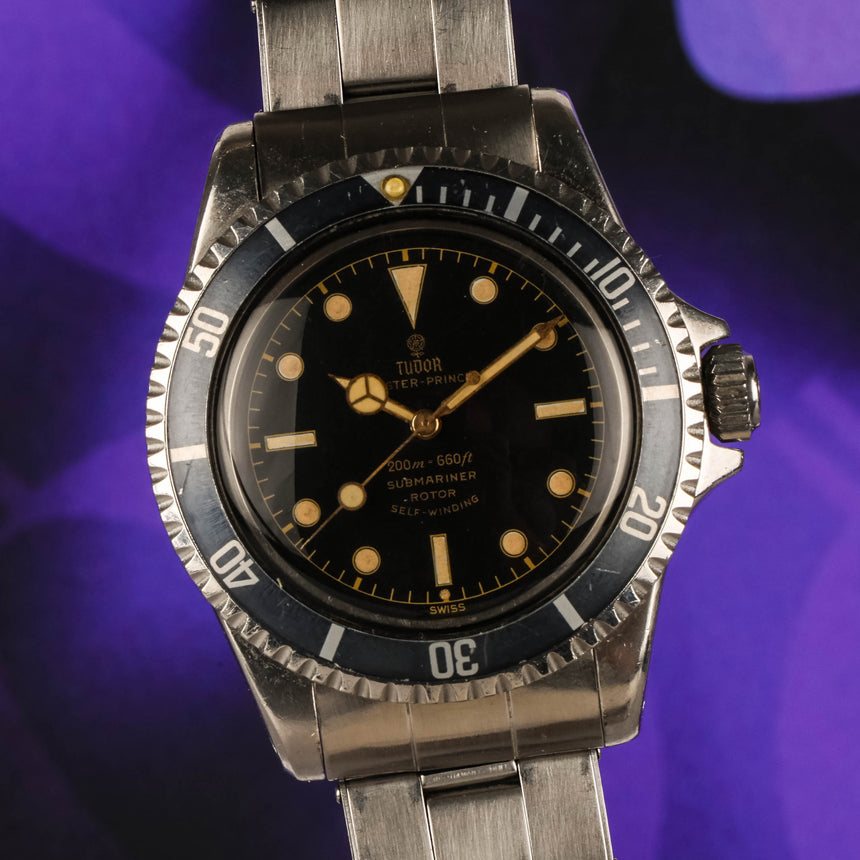 1962 Tudor Submariner PCG ref 7928: Beautiful gilt & Exclamation point dial