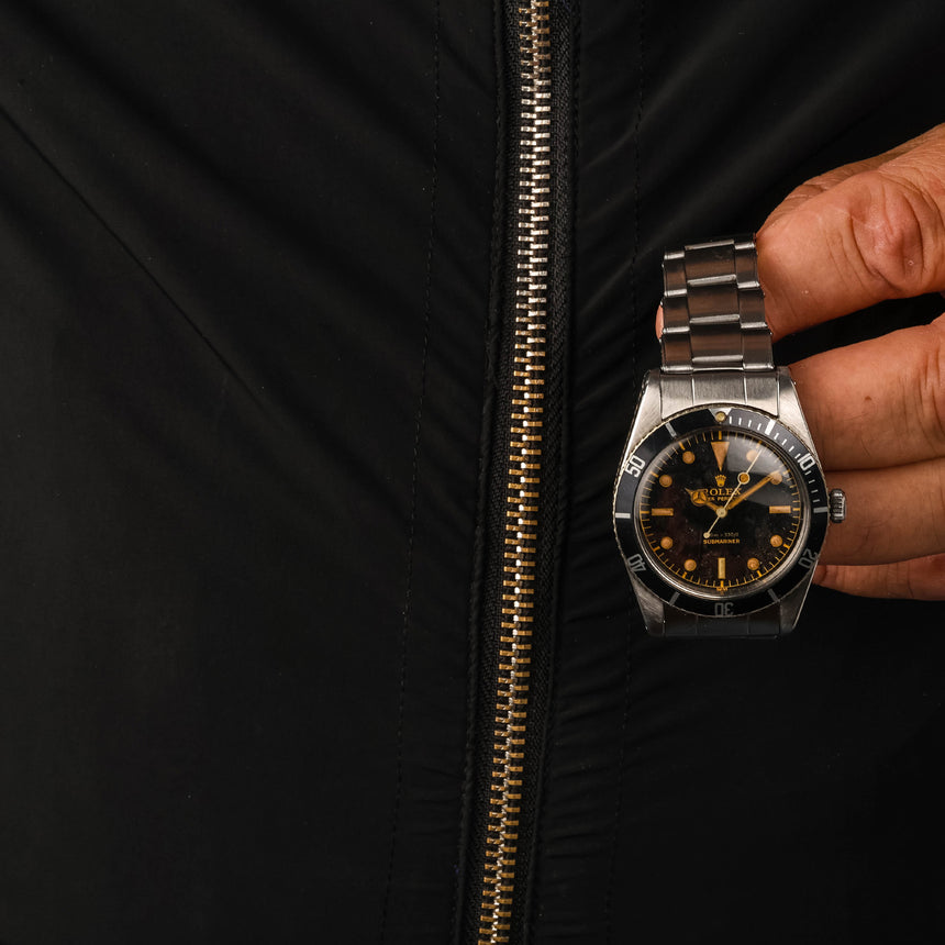 1957 Rolex Submariner “James Bond” ref. 6536/1: Beautiful lacquered tropical patina