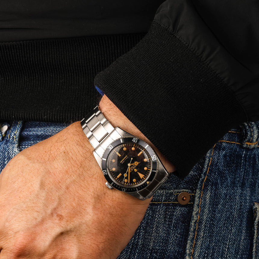 1957 Rolex Submariner “James Bond” ref. 6536/1: Beautiful lacquered tropical patina