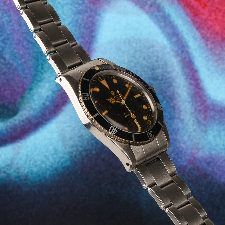 1957 Rolex Submariner “James Bond” ref. 6536/1: Beautiful lacquered tropical patina