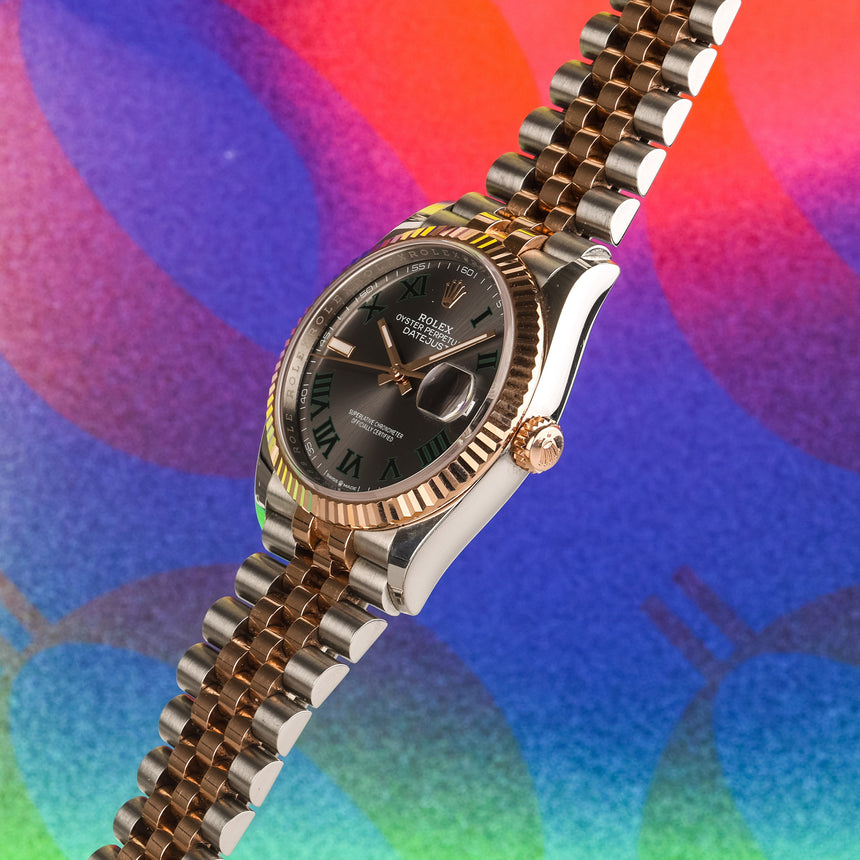2023 Rolex Datejust 36 ref. 126231 “Wimbledon” – Everose Rolesor Full Set