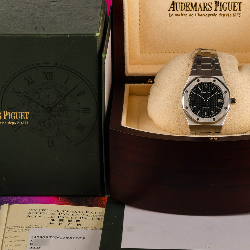 2003 AP Royal oak mid-size ref: 14790st : Full set & Mint !