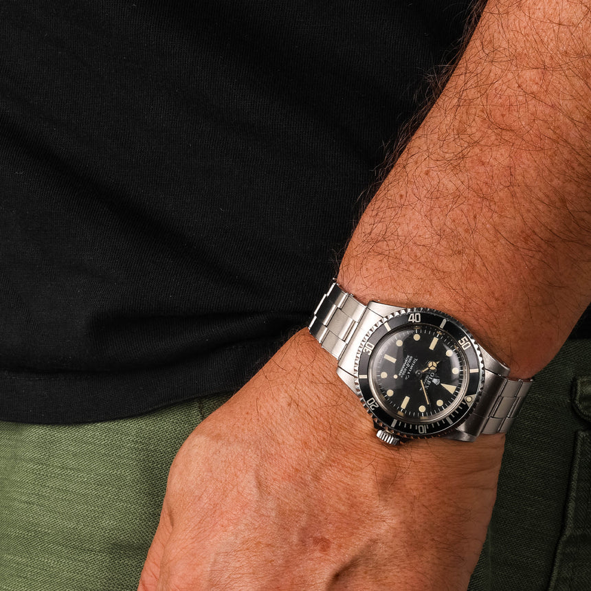 1972 (circa) Rolex Submariner reference 5513, retailed by Tiffany & Co: Very rare & box & papers
