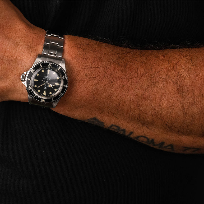 1972 (circa) Rolex Submariner reference 5513, retailed by Tiffany & Co: Very rare & box & papers