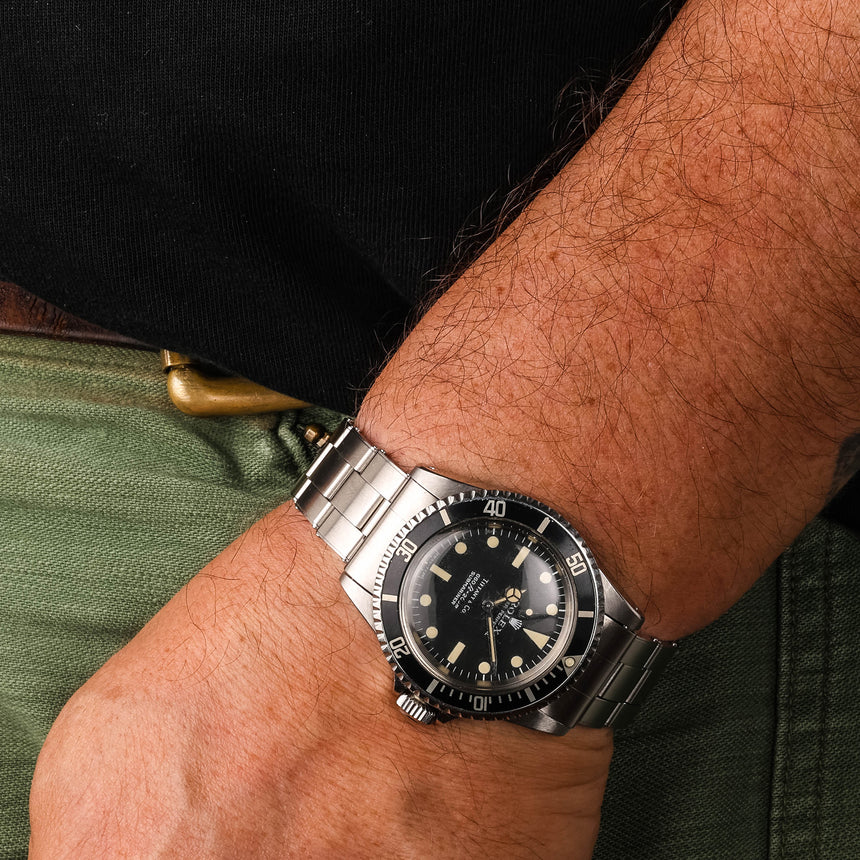 1972 (circa) Rolex Submariner reference 5513, retailed by Tiffany & Co: Very rare & box & papers