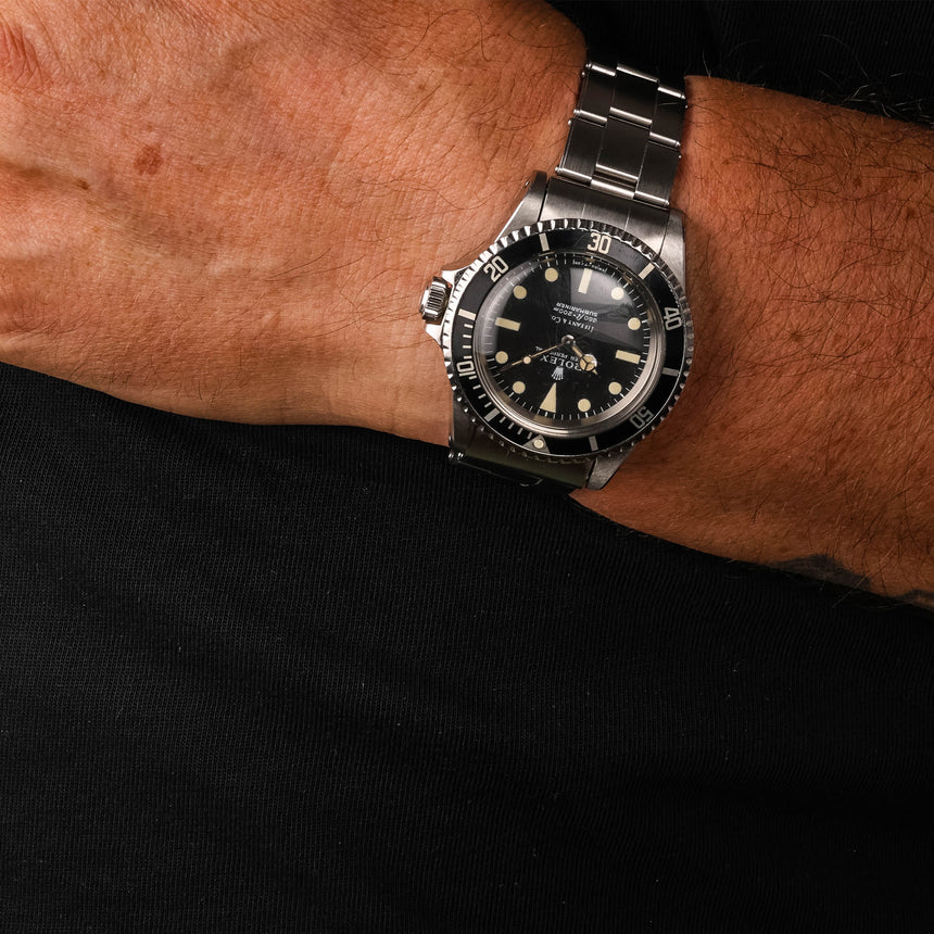 1972 (circa) Rolex Submariner reference 5513, retailed by Tiffany & Co: Very rare & box & papers