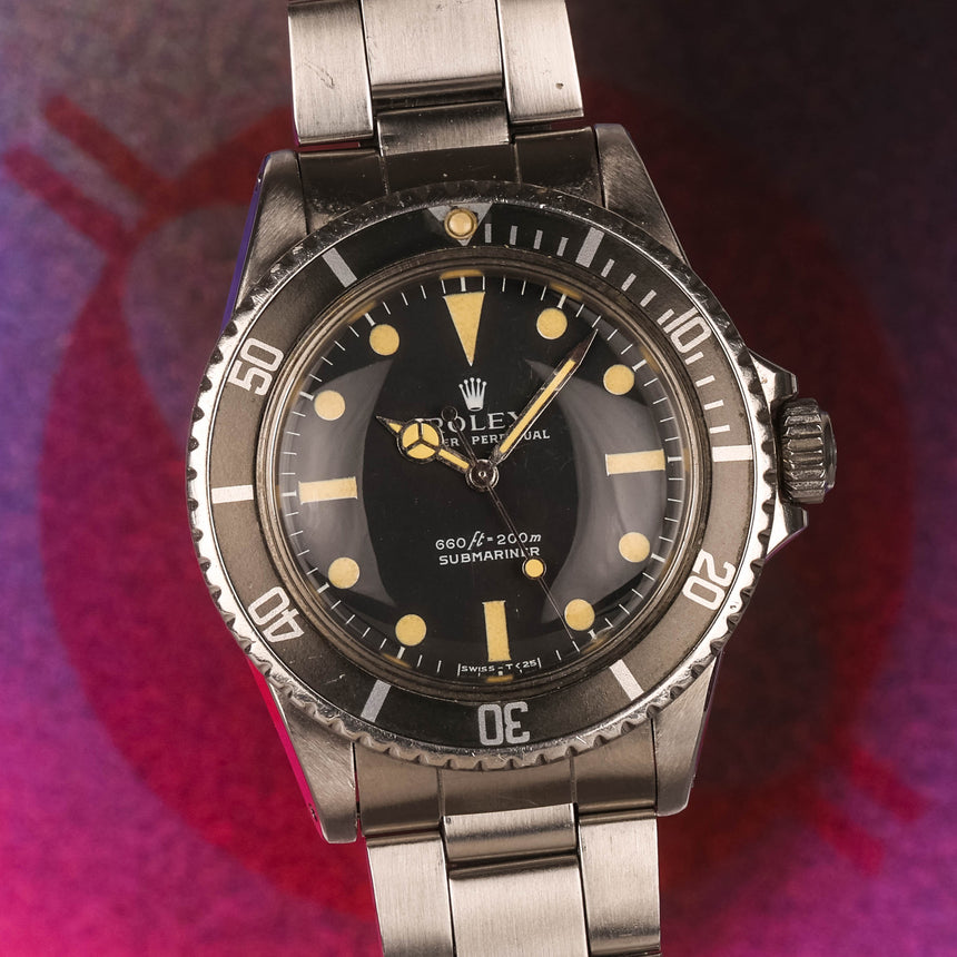 1974 (circa) Rolex submariner, Comex non logo first series, small number, extremely rare reference 5514, Bianchi papers (documents)!
