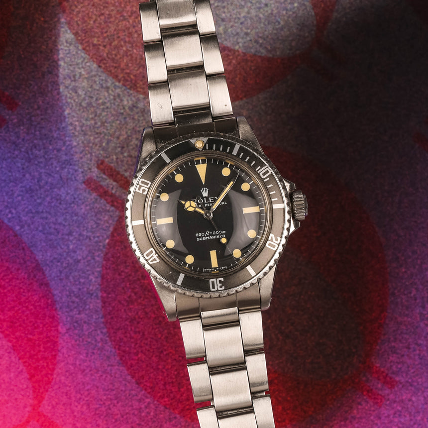 1974 (circa) Rolex submariner, Comex non logo first series, small number, extremely rare reference 5514, Bianchi papers (documents)!