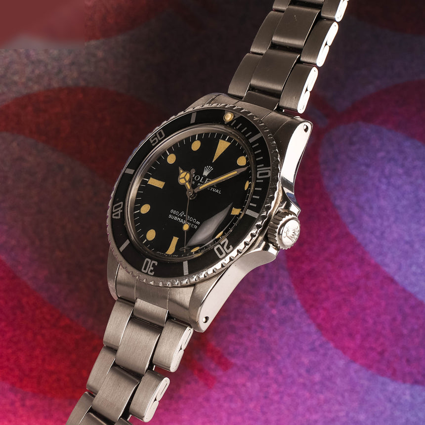 1974 (circa) Rolex submariner, Comex non logo first series, small number, extremely rare reference 5514, Bianchi papers (documents)!